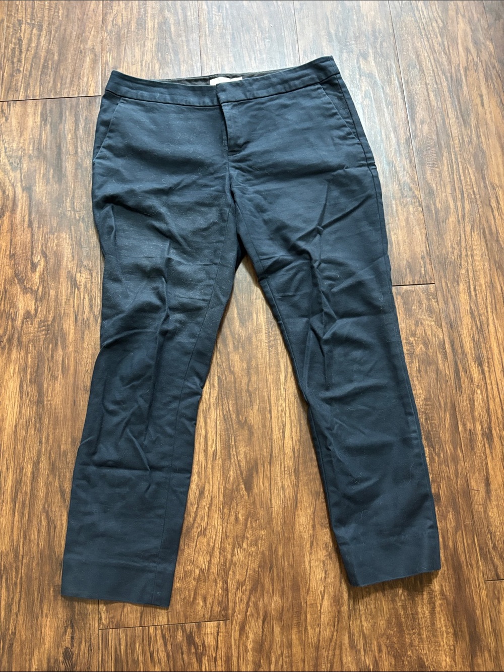 Banana Republic Navy Cropped Ponte Pants